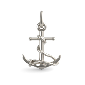 Rope Circle Anchor Charm