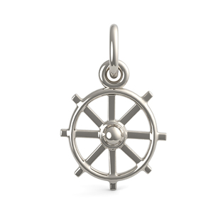 Ships Wheel Charm