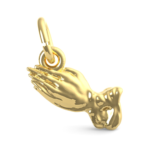 Petite Praying Hands Charm