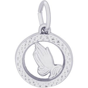 Small Praying Hands Open Disc