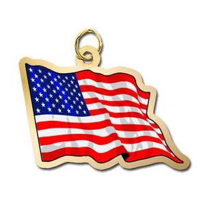 United States of America Flag Charm