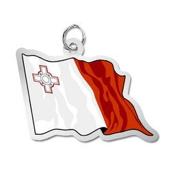Malta Flag Charm