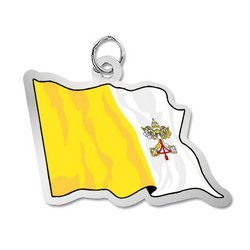 Vatican City Flag Charm
