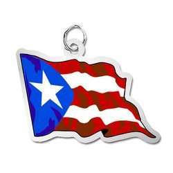Puerto Rico Flag Charm