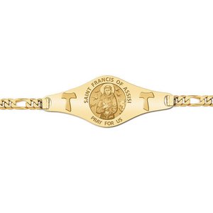 Saint Francis of Assisi  Franciscan Cross  Bracelet  EXCLUSIVE 