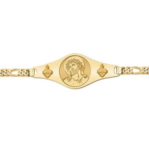 Ecce Homo Bracelet with Sacred Hearts  EXCLUSIVE 