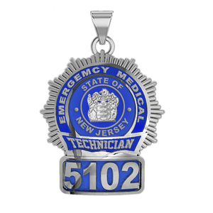 Personalized EMT Badge with Your Number   State or City