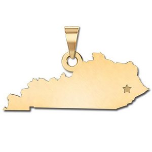 Personalized Kentucky Pendant or Charm