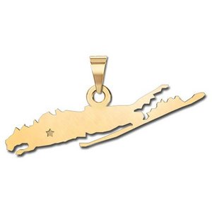 Personalized New York   Long Island Pendant or Charm