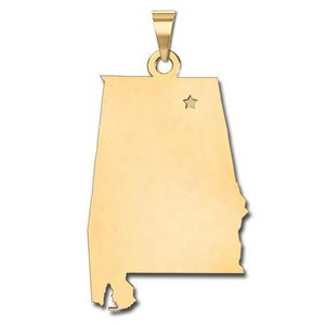 Personalized Alabama Pendant or Charm