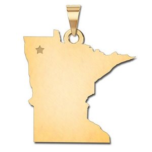 Personalized Minnesota Pendant or Charm