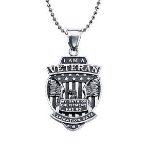 I am a Proud Veteran Pendant