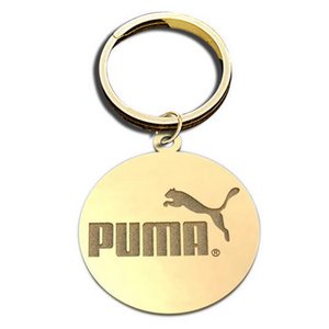 Round Key Chain Logo Jewelry