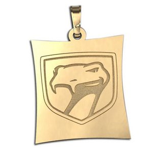 Curved Rectangle Logo Jewelry