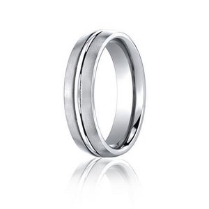 Cobalt Chrome Comfort Fit 6mm Wedding Band