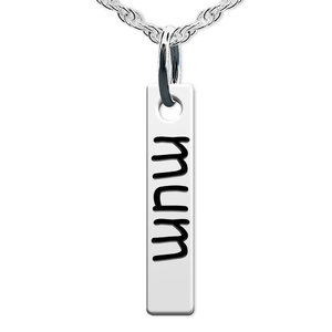 Mum Tall Tag Charm