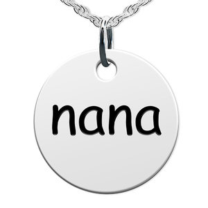Nana Round Disc Charm