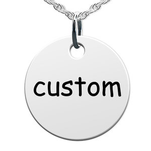 Custom  Round Disc Charm