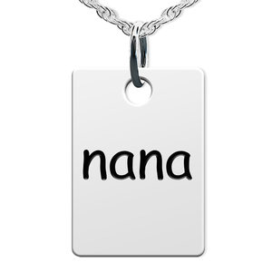 Nana Rectangle Shaped Charm