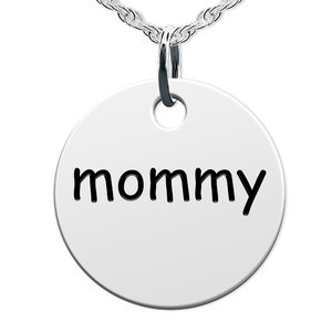 Mommy Round Disc Charm