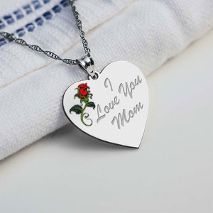 I love You Mom Rose Heart 