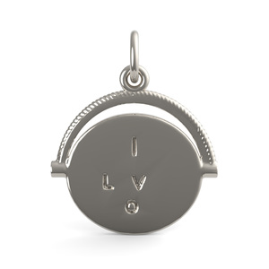 I Love You Spinner Charm