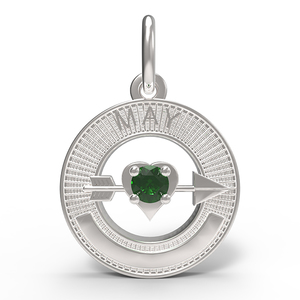 May Love Birthstone Charm