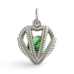 Embraced with Love August Stone Charm 8350 008 