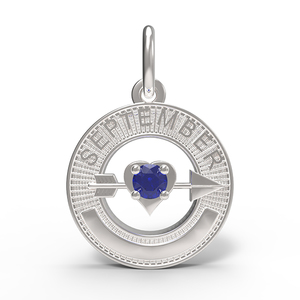 September Love Birthstone Charm