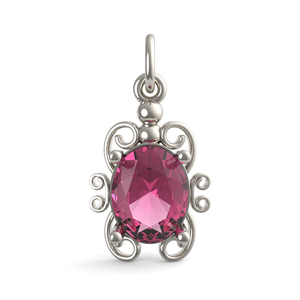 Filigree October Stone Charm 4764 010 