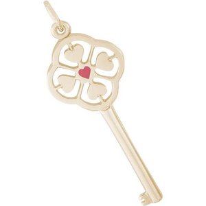 KEY 4 HEART RED CTR