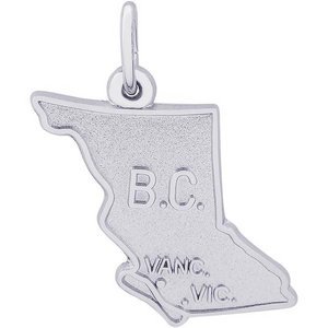 BRITISH COLUMBIA MAP ENGRAVABLE