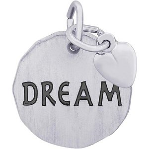 DREAM CHARM TAG ENGRAVABLE