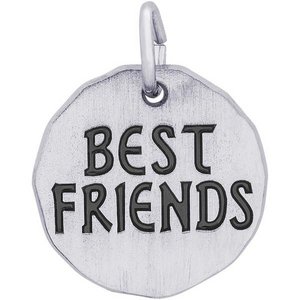BEST FRIENDS CHARM TAG ENGRAVABLE