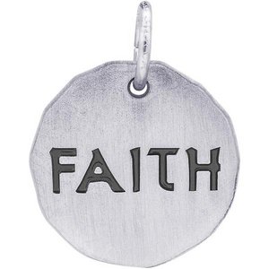 FAITH CHARM TAG ENGRAVABLE