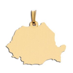 Romania Pendant or Charm