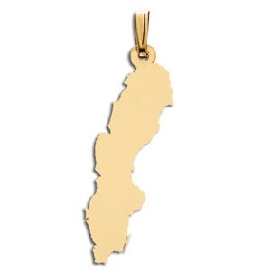 Sweden Pendant or Charm
