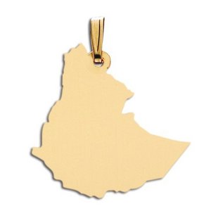 Ethiopia Pendant or Charm