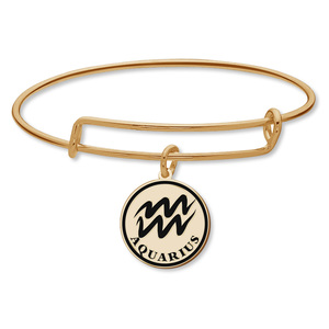 Aquarius Symbol Expandable Bracelet