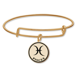 Pisces Symbol Expandable Bracelet