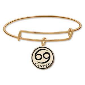 Cancer Symbol Expandable Bracelet