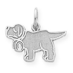 St Bernard Dog Pendant Or Charm