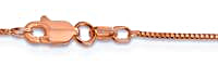 14K Rose Gold Box Chain