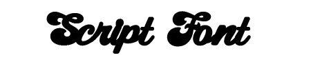 Script Font